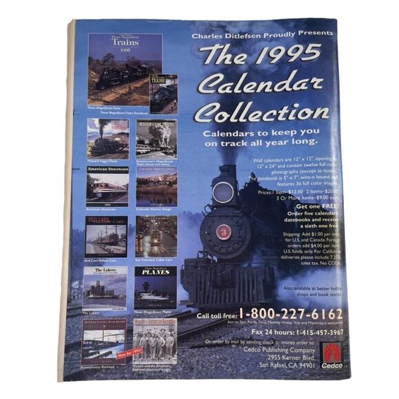 Trains Magazine Railroading Enthusiast January 1995 Vol 55 No 1 u Special Repor - Picture 2 of 8